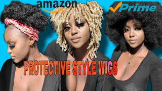 Protective Style Wigs On Amazon  Black Girl Friendly Try-On  Haul
