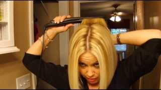 Hair! How-To Create Volume & Sleekness With A Flat Iron!
