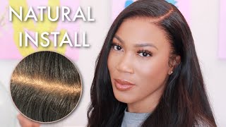 Lace Wig Install + Fake Scalp | Hide The Knots