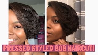 How I Flat Iron And Style My Short Hair