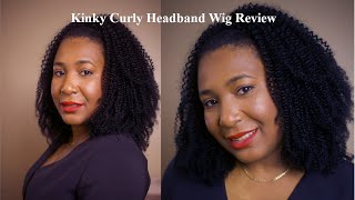 Affordable Beginner Friendly Kinky Curly Headband Wig And First Ever Aliexpress Purchase