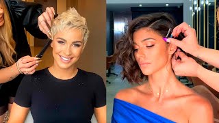 Amazing Short Hairstyles For Girls | Most Beautiful Hair Transformation Ideas