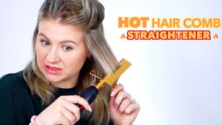 Hot Hair Comb Straightener!