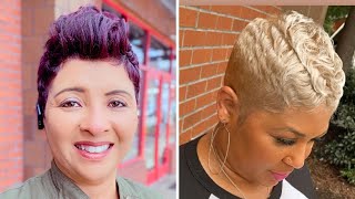 65 Best Short Hairstyles That African American Women Can Wear All Year Long | Wendy Styles.
