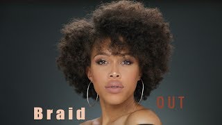 How To: Braid Out On Short Hair