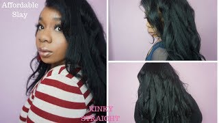 Aliexpress Kinky Straight Wig Review Full Lace Human Hair