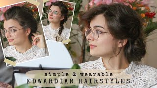 ~ Casual ~ Edwardian Hairstyles ✨ Historybounding Hair