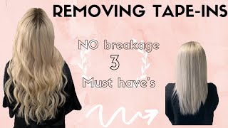 Diy Removing Tape In Hair Extensions • No Breakage + 3 Affordable Must Have Items • Sally Beauty