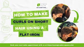 How To Curl Short Hair With Flat Iron