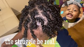 Washing And Styling My 1 Year Olds Hair  *Realistic*