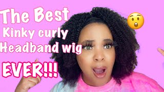 The Best Kinky Curly Headband Wig Ever On Amazon Prime