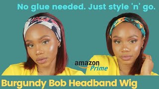 Headband Wig Install And Review (Another Amazon Wig) L Lordhavemercy