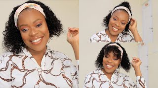 This Is Def A Must Have Wig!! Headband Wig Install... No Lace No Glue Ft. @Unicehair
