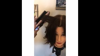 Curling Short Hair With Dna'S Styling Comb