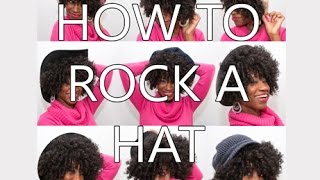 Natural Hairstyles: How To Wear A Hat With Natural Hair