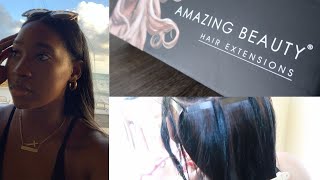 Amazing Beauty Hair Extensions | Tape In Extensions Review | Woc