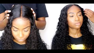 How To: 7X7 Transparent Lace Closure Sew-In | Mini Frontal | Hairvirginity