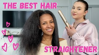 Nition Professional Salon Hair Straightener Unboxing + Review | The Best Flat Iron!!