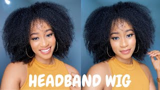 Super Affordable Headband Wig That Looks Like My Kinky 4B/4C Hair| Myshinywigs