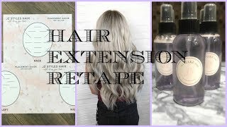 Retaping Hair Extensions: Secrets & Tip'S! Jz Styles Hair