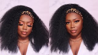 Afro Headband Wig From Amazon! | Feat. Clione