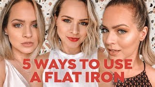 5 Ways To Use A Flat Iron - Kayley Melissa