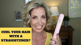 Easy Curls For Short Hair// How To Curl Your Hair With A Straightener