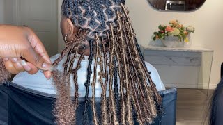 Buttee Locs | Distressed Faux Locs Tutorial Very Detailed/ Using Spring Twist Hair