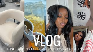Maintenance + 1St Time With Tape Ins + Ross/Target Finds + Back To Lash Extensions + Vibes & More