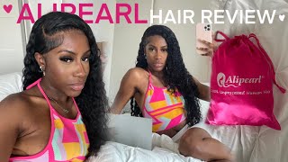 Alipearl 2022 Deep Wave Curly 200% Density Hd Lace Install And Review 24 Inch ‍