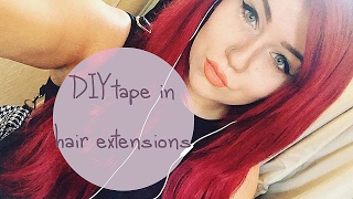 Diy Tape In Hair Extensions