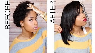 How To: Straightening My Natural Hair
