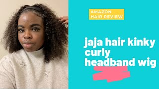 Jaja Hair Kinky Curly Headband Wig | Amazon Hair Initial Thoughts And How To Get Free Hair
