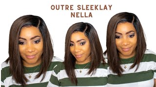 Outre Synthetic Hair Sleeklay Part Hd Lace Front Wig - Nella