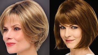 Homecoming Short Bob Hairstyles Overc50 Trending In 2022|| Short Hair Hairstyle Ideas