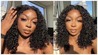 New Realistic Kinky Edge Wig || First Impressions On Natural Hairline Wig Ilikehair.Com