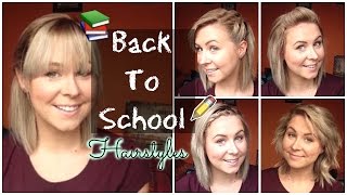 Back To School - Quick & Easy Hairstyles (Shoulder Length Hair)