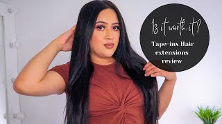 Amazon Full Shine Hair Extensions Review | Tape-Ins At Home