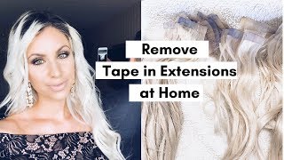 Tutorial: Removing Tape In Extensions At Home