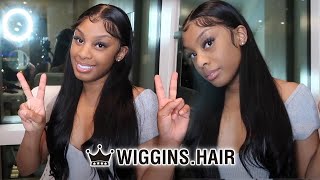 How To Install A Lace Frontal Wig For Beginners Ft. Wiggins Hair
