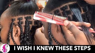 How To Improve Your Skills On Knotless Braids For Short Hair As A Beginner.