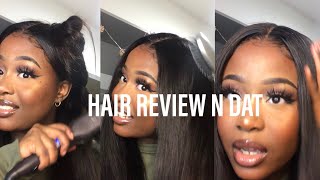 Tinashe Hair (Aliexpress) Straight Bundles And 5X5 Closure Hair Review!! | Simisimple