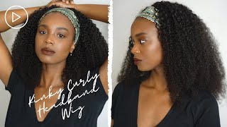 Is This My Hair? The Most Natural Kinky Curly Headband Wig | Ft. Yolissa Hair