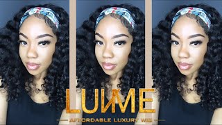 Curly Headband Wig Install+Review | Ft. Luvme Hair