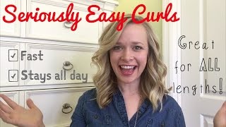 How To Curl Your Hair So It Stays! Beginner Friendly!