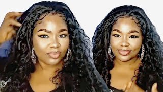 This Is Not A Full Frontal Lace Closure Wig, Sew Your Full Frontal Wig Like A Pro. Black And Shine