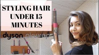 Styling Short Hair In 15 Minutes Using Dyson Airwrap | Is It Worth Buying? | Tips And Tricks