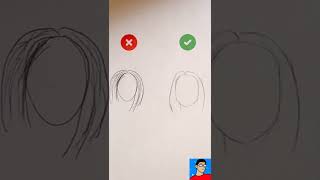 Girl'S Hairs Drawing | How To Draw Girl'S Hairstyles #Shorts #Ytshorts #Abhishekdrawing