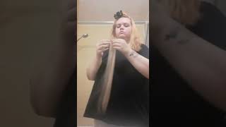 Tape In Hair Extensions Fail (Going To Try Again On Wednesday)