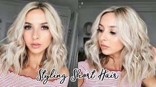 How I Style My Short Hair | + 5 Easy Hairstyles
